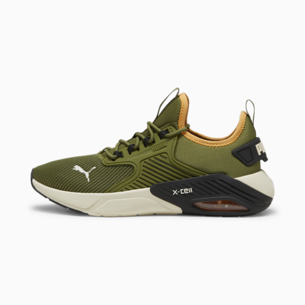 Zapatillas de running X-Cell Nova, Olive Green-Clementine-PUMA Black, large-ARG
