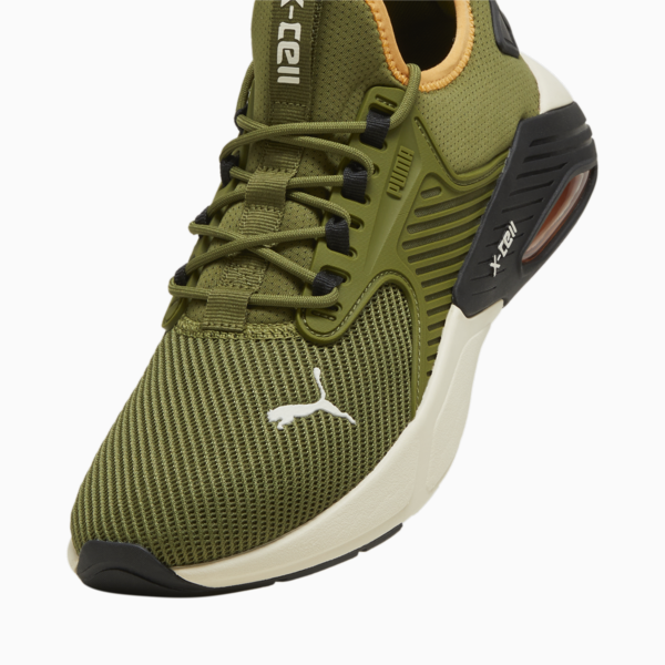 Zapatillas de running X-Cell Nova, Olive Green-Clementine-PUMA Black, large-ARG
