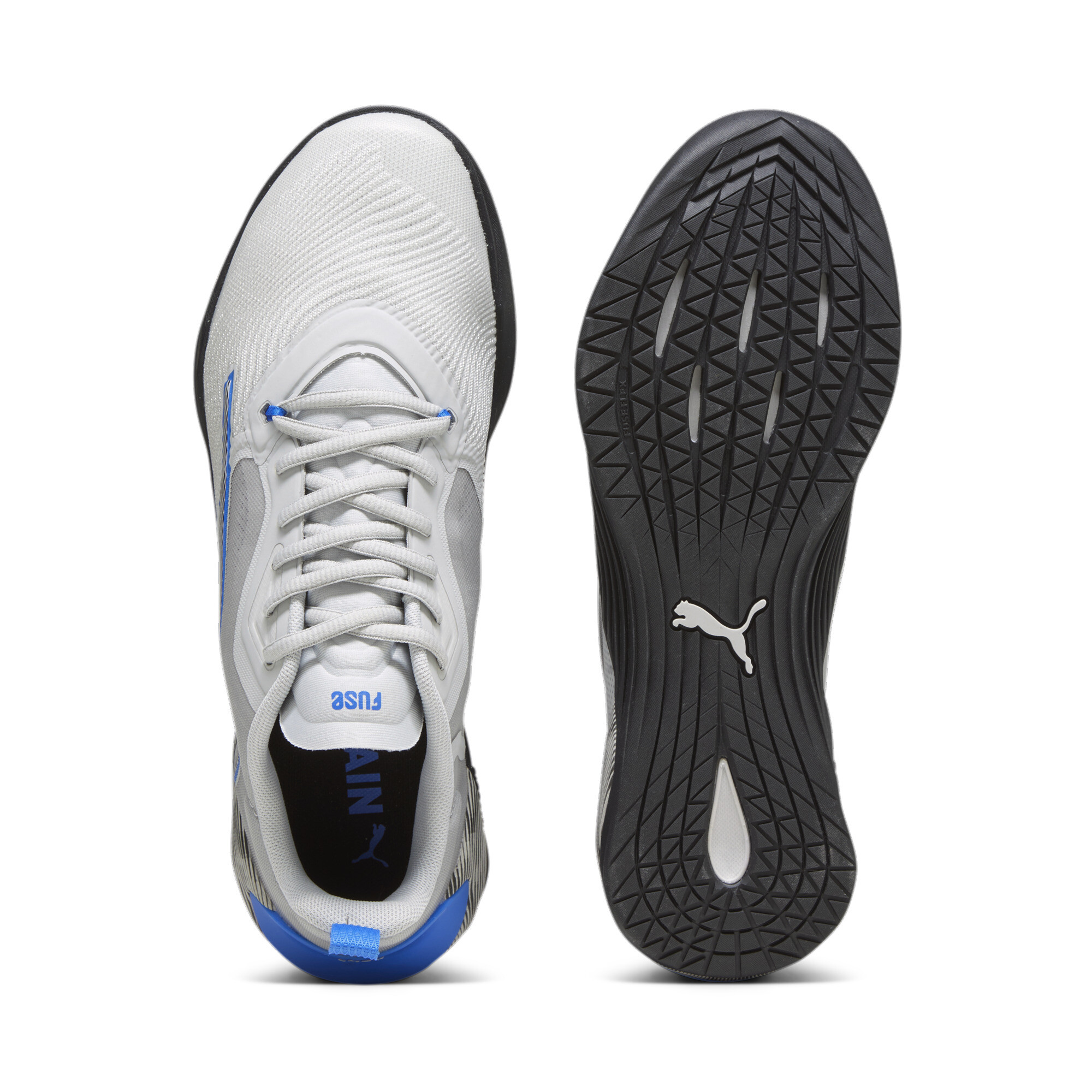 Men's PUMA Fuse 2.0 Hyperwave Training Shoes In Gray, Size EU 42