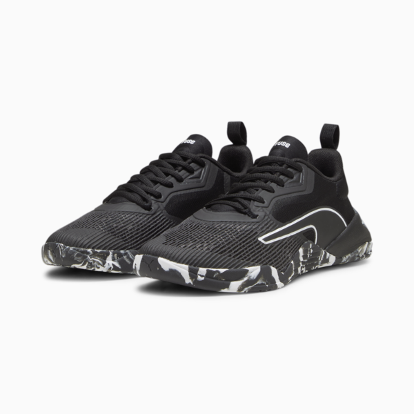 Fuse 2.0 Women's Training Shoes, PUMA Black-PUMA White-Dark Coal, large-ZAF
