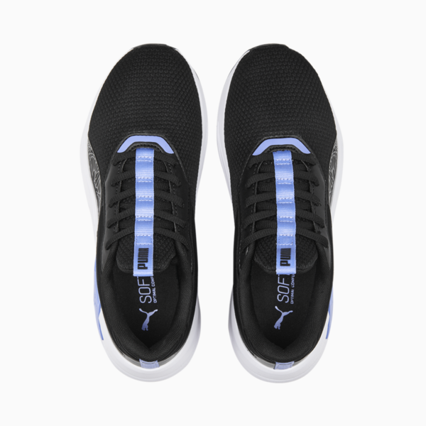 Zapatillas de running para mujer Lex Nova Shine, PUMA Black-Elektro Purple-PUMA White, large-ARG