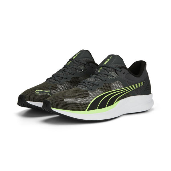 Zapatillas de running Redeem ProFoam, Shadow Gray-PUMA Black-Fizzy Lime, large-ARG