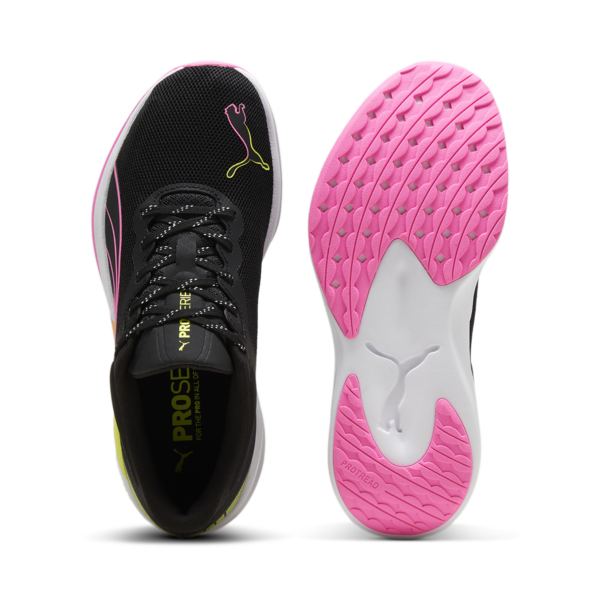 Zapatillas de running Redeem ProFoam, PUMA Black-PUMA White-Poison Pink, large-ARG