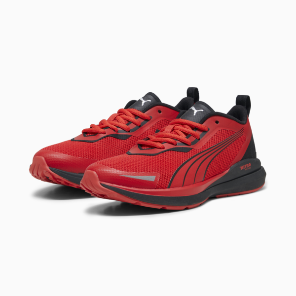 Zapatillas juveniles PUMA Kruz NITRO, For All Time Red-PUMA Black-PUMA Silver, large-ARG