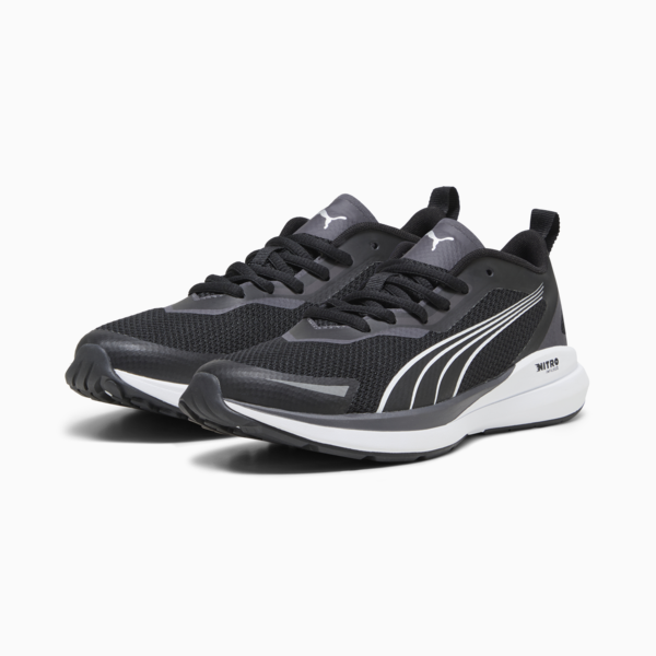 Zapatillas juveniles PUMA Kruz NITRO, PUMA Black-PUMA White-Dark Coal-PUMA Silver, large-ARG