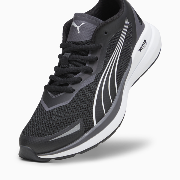 Zapatillas juveniles PUMA Kruz NITRO, PUMA Black-PUMA White-Dark Coal-PUMA Silver, large-ARG