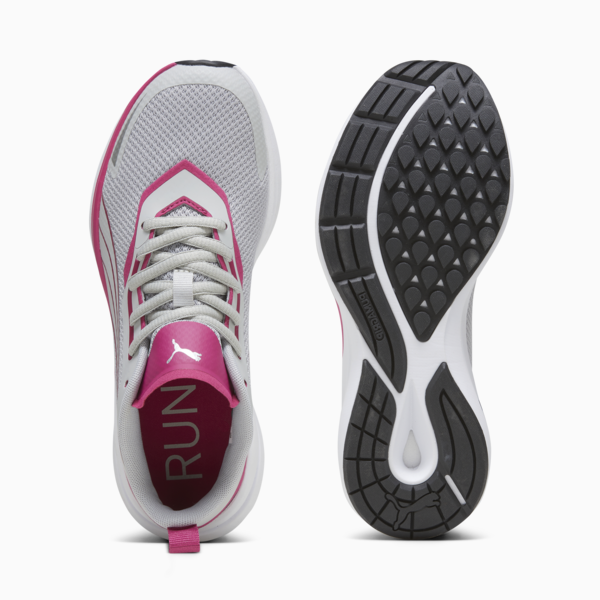 Zapatillas juveniles PUMA Kruz NITRO, Ash Gray-Pinktastic-PUMA Silver, large-ARG