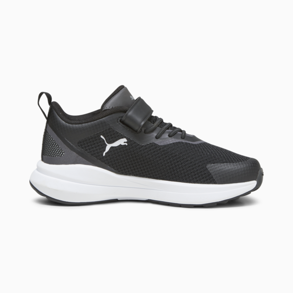 Zapatillas Kruz para niños, PUMA Black-PUMA White-Dark Coal-PUMA Silver, large-ARG