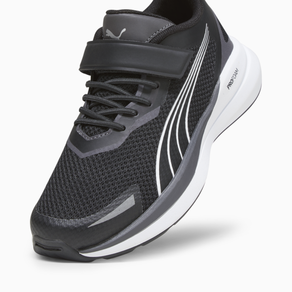 Zapatillas Kruz para niños, PUMA Black-PUMA White-Dark Coal-PUMA Silver, large-ARG