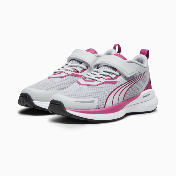 Zapatillas Kruz para niños, Ash Gray-Pinktastic-PUMA Silver, large-ARG