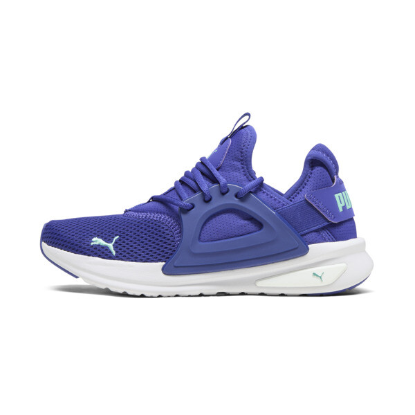 Puma Softride Enzo Evo Women's Running Shoes In Lapis Lazuli-electric Peppermint