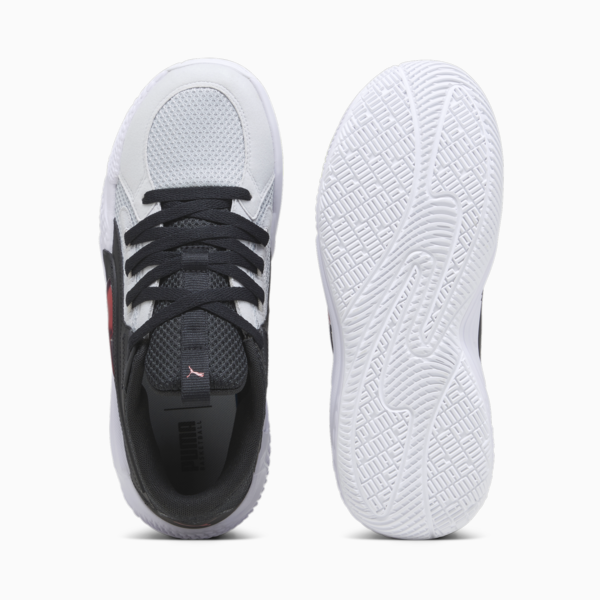 Zapatillas de basketball Court Rider Chaos Team, Ash Gray-Cast Iron-PUMA Black-For All Time Red, large-ARG