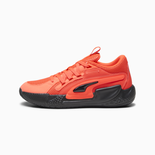 Zapatillas de basketball Court Rider Chaos Team, Red Blast-PUMA Black, large-ARG