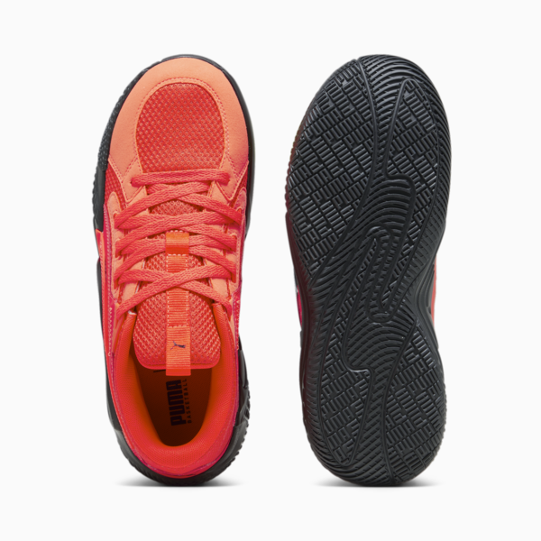 Zapatillas de basketball Court Rider Chaos Team, Red Blast-PUMA Black, large-ARG