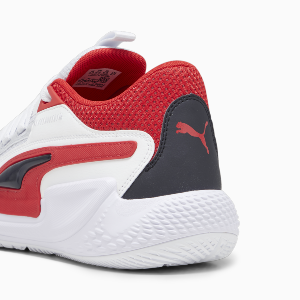 Zapatillas de basketball Court Rider Chaos Team, Ash Gray-PUMA White-PUMA Black-For All Time Red, large-ARG