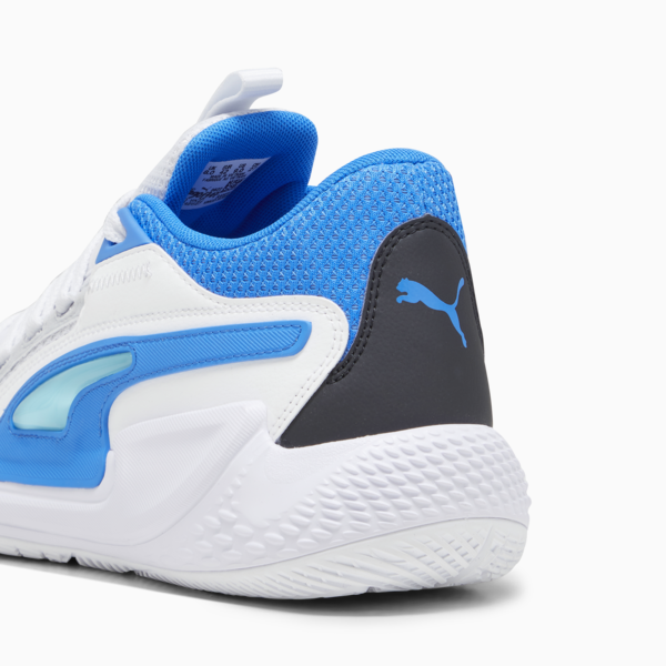 Zapatillas de basketball Court Rider Chaos Team, Ash Gray-PUMA White-PUMA Black-Ultra Blue-Team Aqua, large-ARG