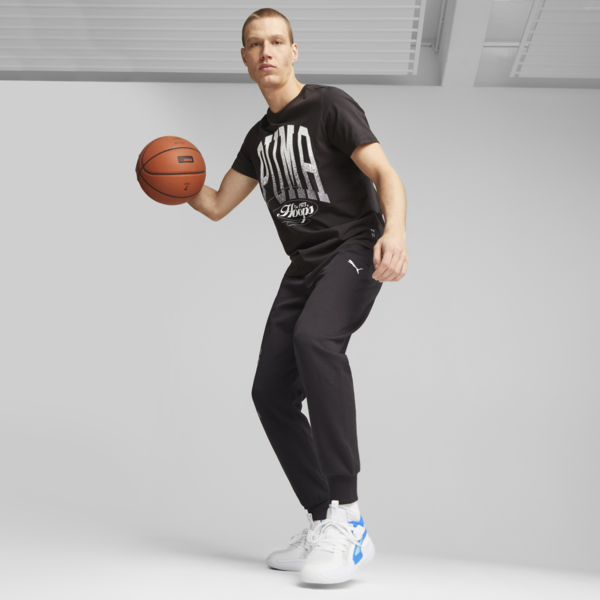 Zapatillas de basketball Court Rider Chaos Team, Ash Gray-PUMA White-PUMA Black-Ultra Blue-Team Aqua, large-ARG