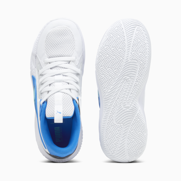 Zapatillas de basketball Court Rider Chaos Team, Ash Gray-PUMA White-PUMA Black-Ultra Blue-Team Aqua, large-ARG