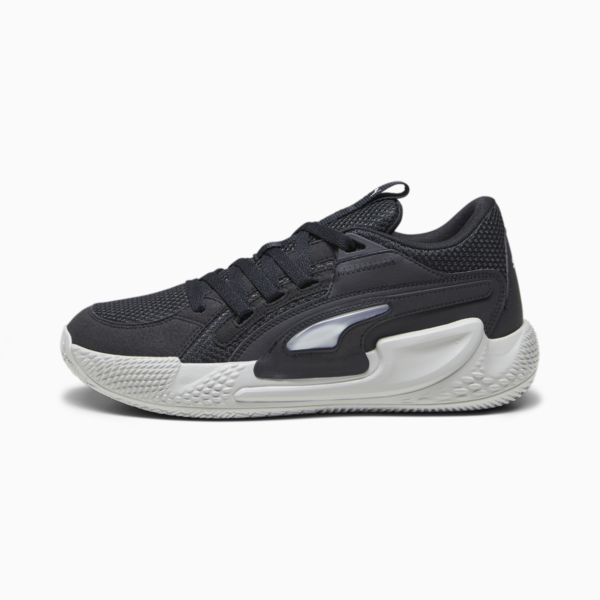 Zapatillas de basketball Court Rider Chaos Team, Ash Gray-PUMA Black, large-ARG