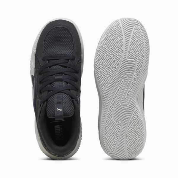 Zapatillas de basketball Court Rider Chaos Team, Ash Gray-PUMA Black, large-ARG