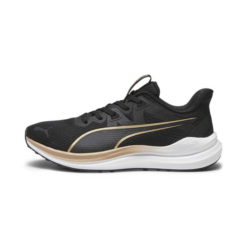 Puma black and gold trainers cheap