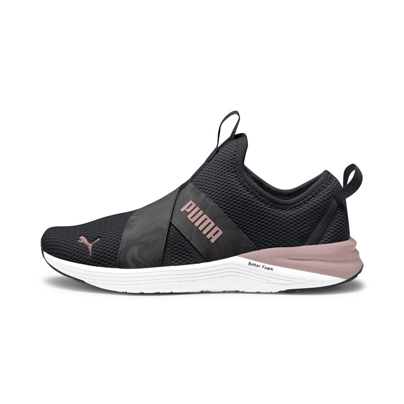 Women's PUMA Better Foam Sneakers in White/Black/Pink size UK 7