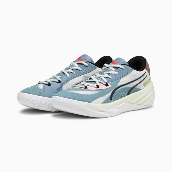 Zapatillas de basket All-Pro NITRO™, Bold Blue-Dark Clove-Pro Green-Fire Orchid-Koral Ice, large-ARG