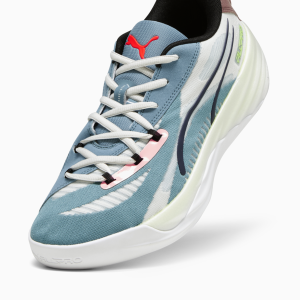 Zapatillas de basket All-Pro NITRO™, Bold Blue-Dark Clove-Pro Green-Fire Orchid-Koral Ice, large-ARG