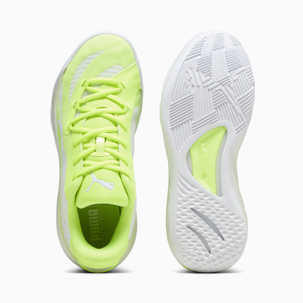 All-Pro NITRO Basketball Shoes, Lime Squeeze-PUMA White, large-ZAF