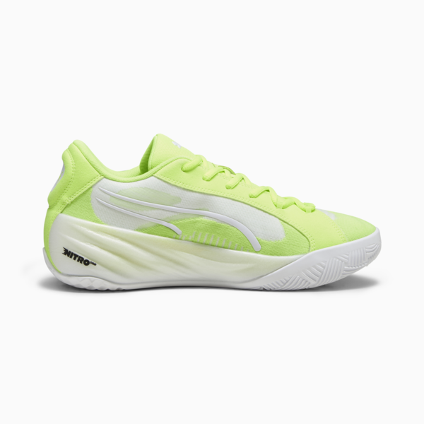 All-Pro NITRO Basketball Shoes, Lime Squeeze-PUMA White, large-ZAF