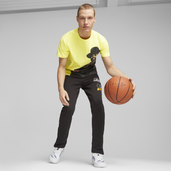 All-Pro NITRO Team Basketball Shoes, PUMA White-PUMA Navy-Lime Squeeze, large-ZAF