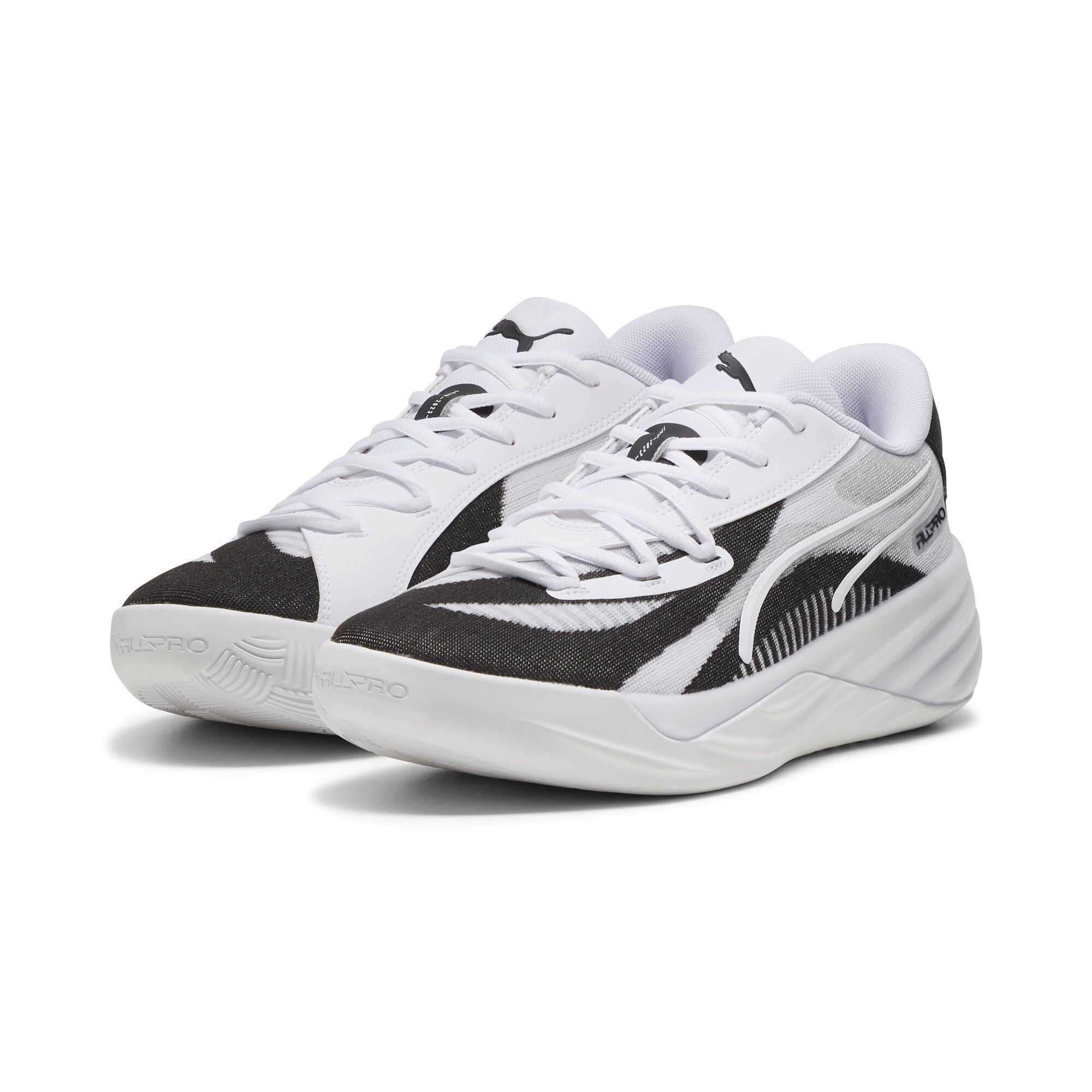 Puma All-Pro NITRO Team Basketball Shoes, White, Size 45, Shoes