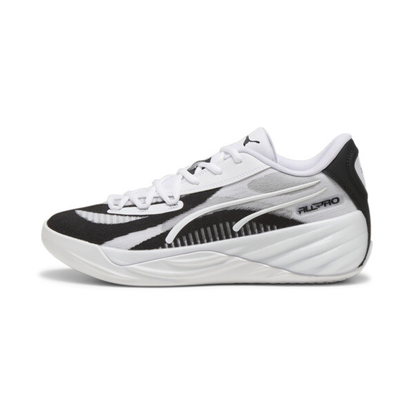 Shop Puma All-pro Nitro™ Team Men's Basketball Shoes In White- Black