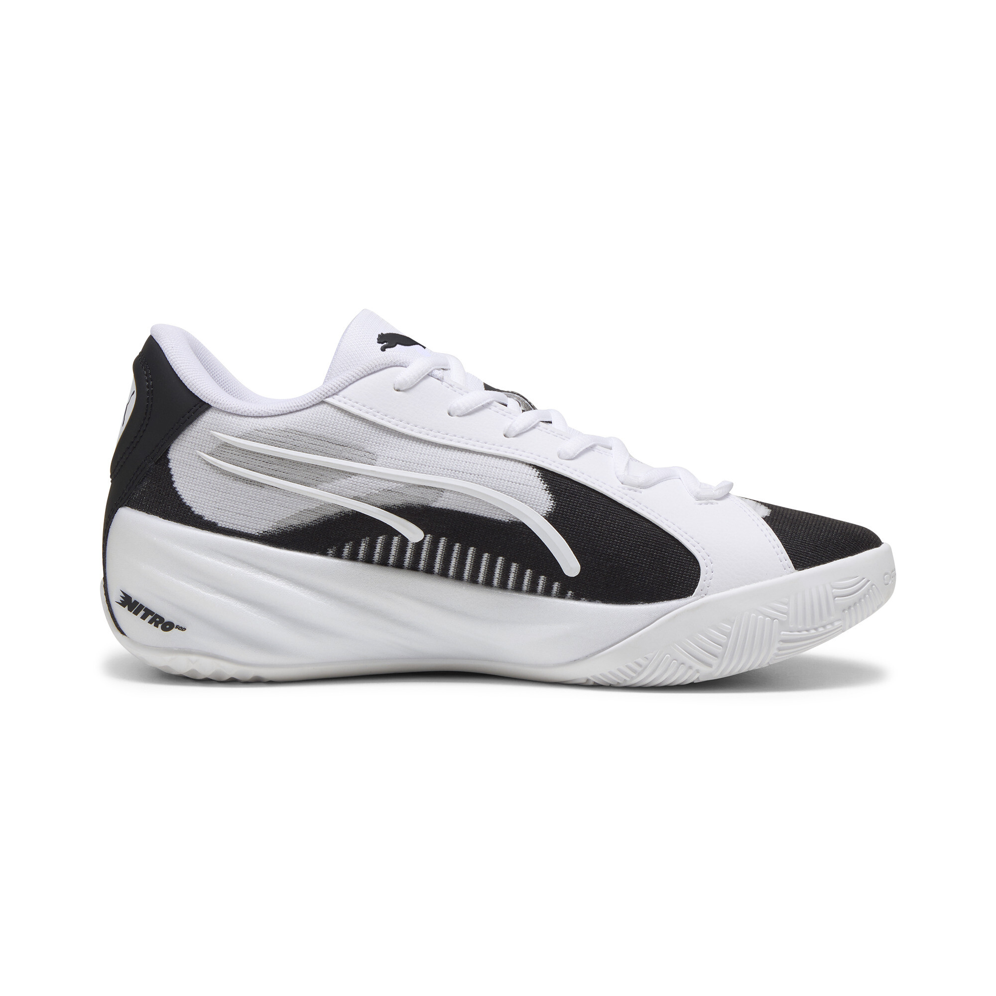 Puma All-Pro NITRO Team Basketball Shoes, White, Size 45, Shoes