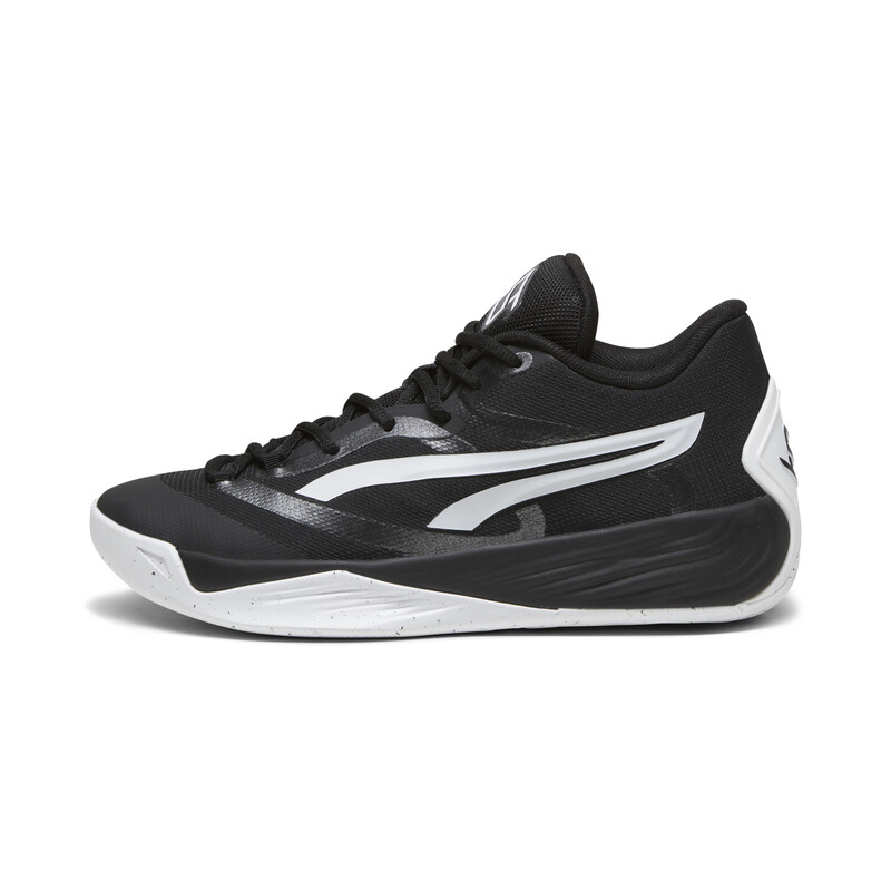 Women's PUMA Stewie 2 Team Basketball Lightweight Shoes in White/Black size 6