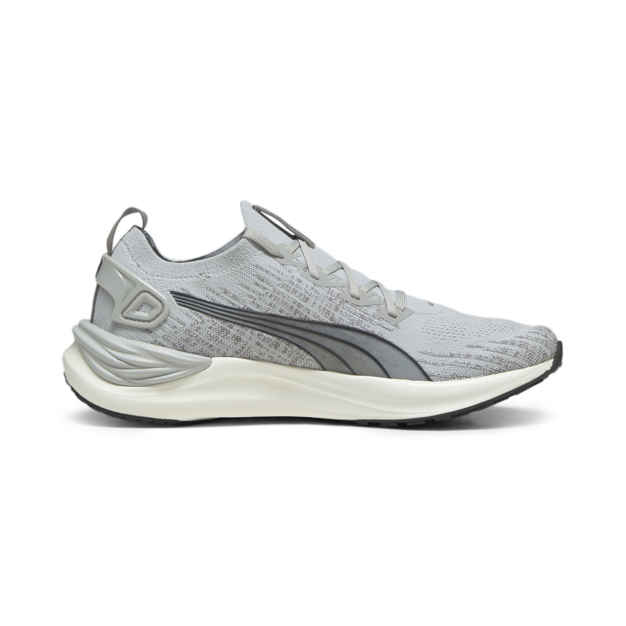 Men's PUMA Electrify NITRO 3 Knit Running Shoes In Gray, Size EU 39