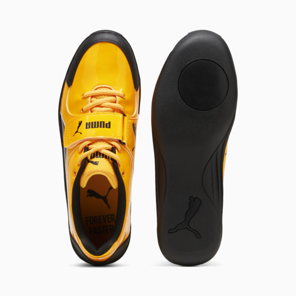 evoSPEED Throw 10.5 Spikes Unisex, Sun Stream-PUMA Black-PUMA White, large-ZAF
