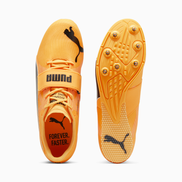 evoSPEED Long Jump 11 Ultraweave, Sun Stream-Sunset Glow-PUMA Black, large-ZAF