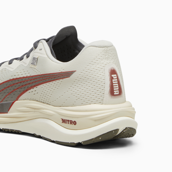 PUMA x FIRST MILE Velocity NITRO 2 Men's Running Shoes, Alpine Snow-Cool Dark Gray-Astro Red, large-ZAF