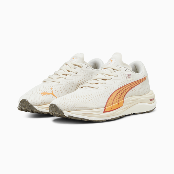 PUMA x FIRST MILE Velocity NITRO 2 Women's Running Shoes, Warm White-Bright Melon, large-ZAF