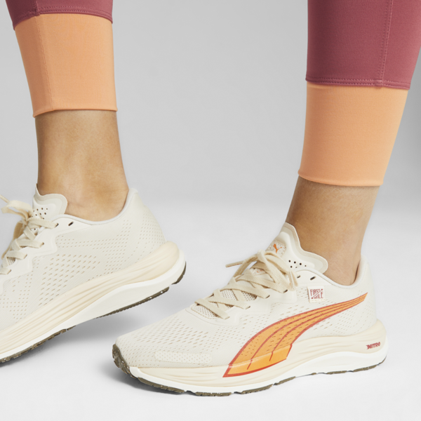 PUMA x FIRST MILE Velocity NITRO 2 Women's Running Shoes, Warm White-Bright Melon, large-ZAF
