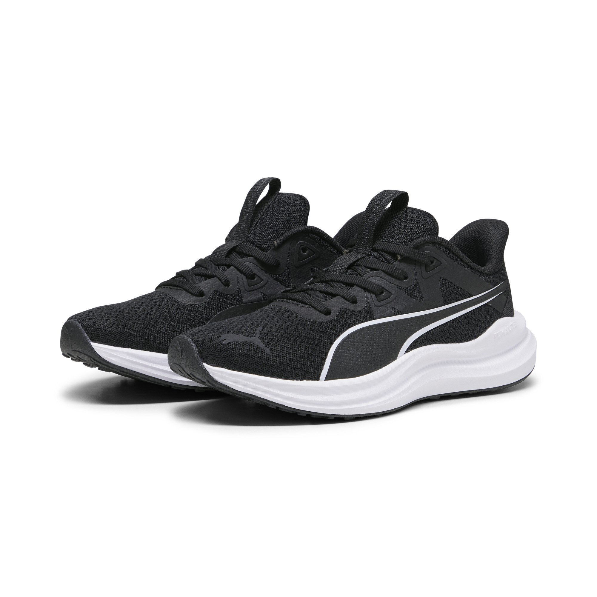 Puma Reflect Lite Youth Running Shoes, Black, Size 38.5, Shoes