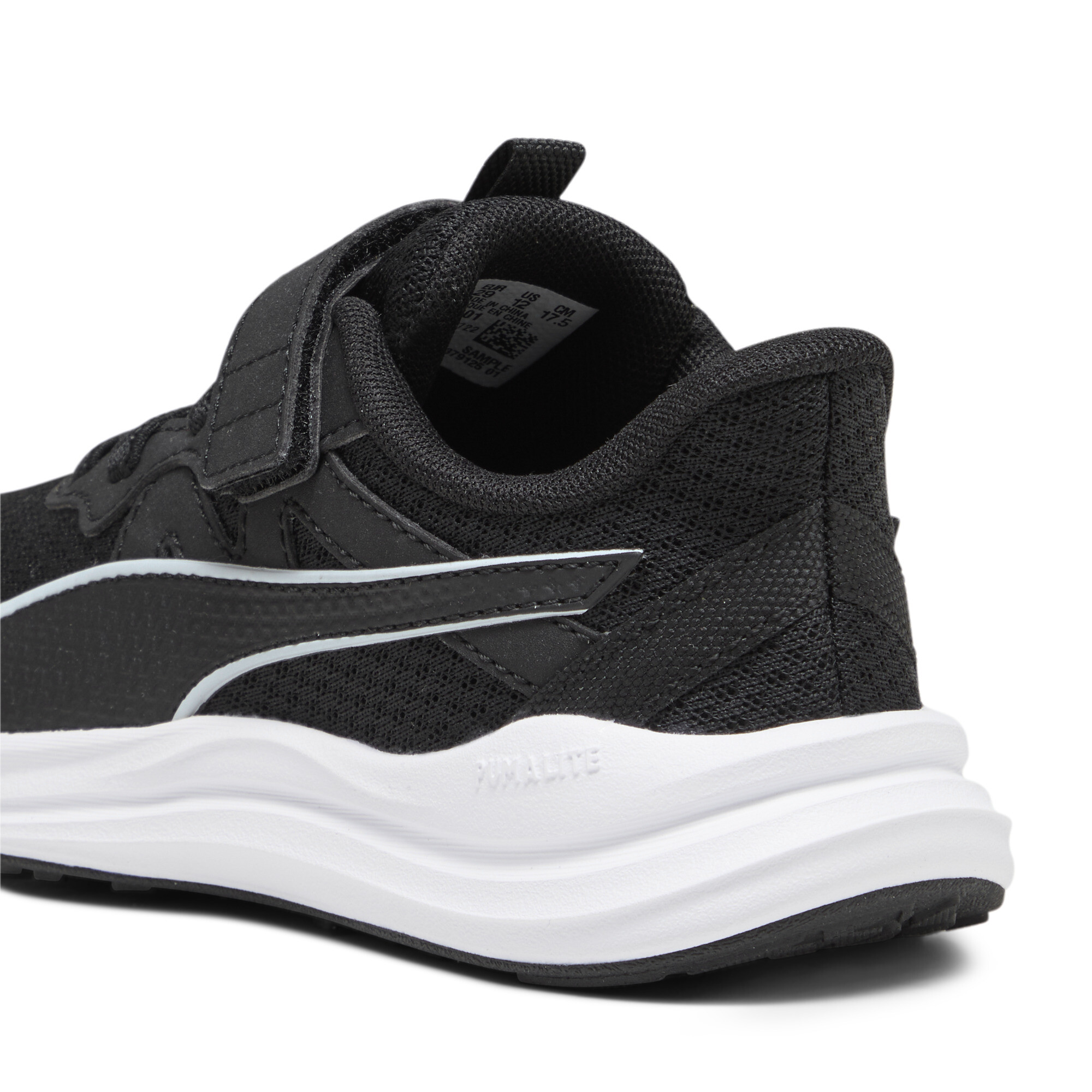 Puma Reflect Lite Kids' Running Shoes, Black, Size 29, Shoes