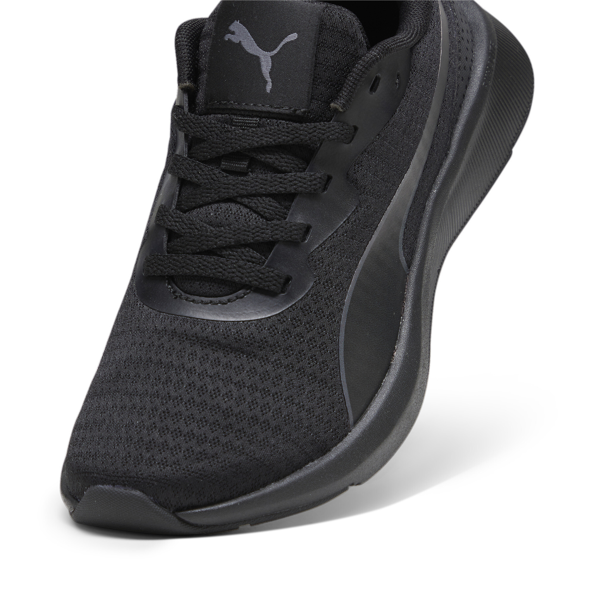 PUMA Flyer Lite Youth Sneakers In Black, Size EU 37.5