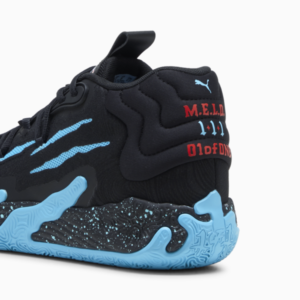 MB.03 Blue Hive Basketball Shoes, PUMA Black-Bright Aqua, large-ZAF