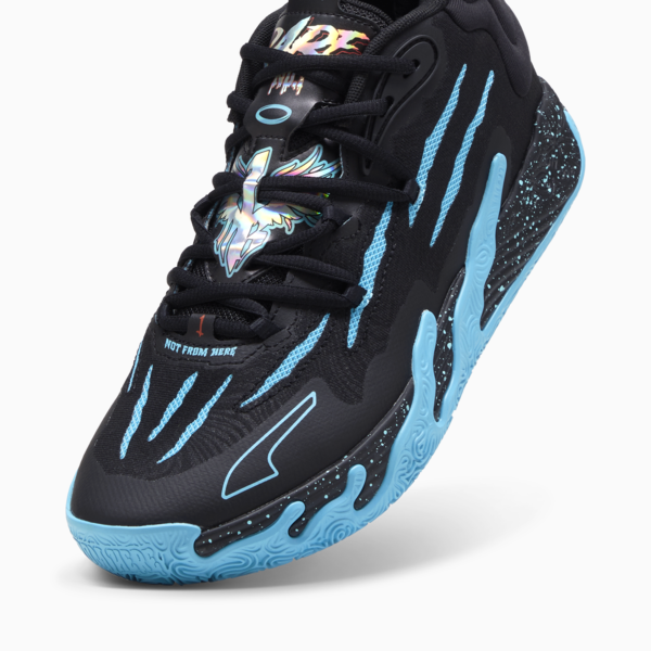MB.03 Blue Hive Basketball Shoes, PUMA Black-Bright Aqua, large-ZAF