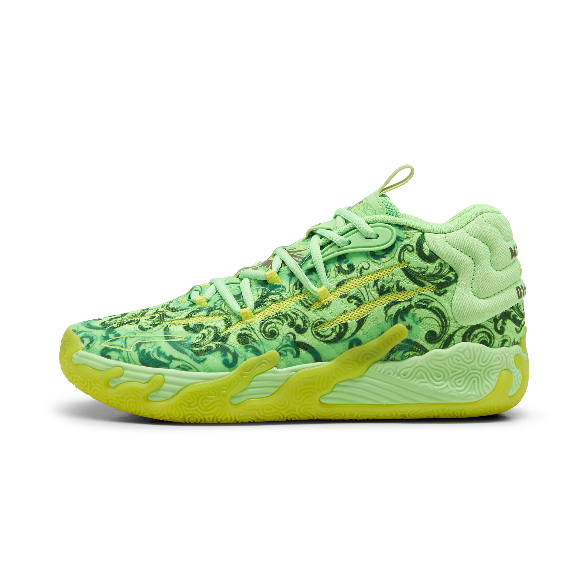 Puma shop basket green