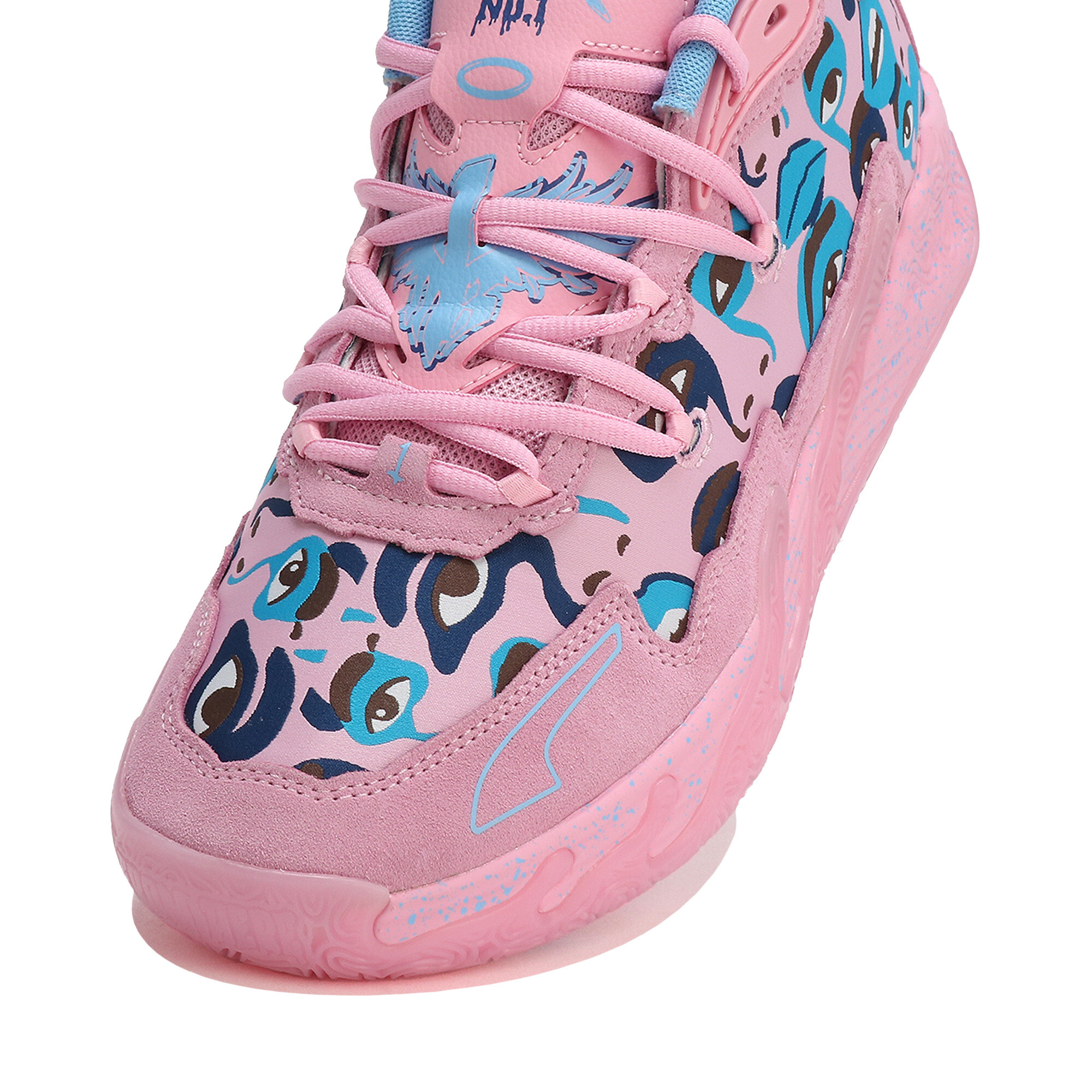 PUMA MB.03 Kid Super Basketball Shoes In Pink, Size EU 44.5