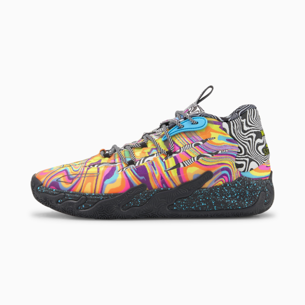 MB.03 Dexter's Laboratory Basketball Shoes, Poison Pink-Fluro Orange Pes, large-ZAF