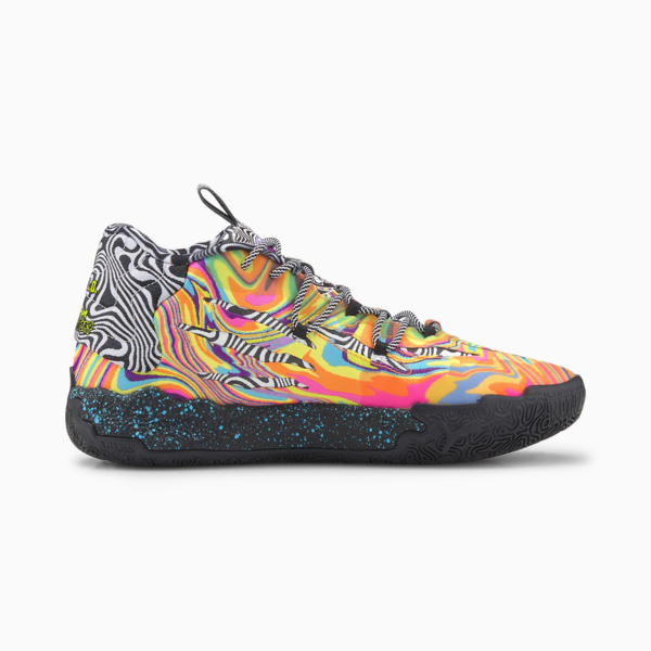 MB.03 Dexter's Laboratory Basketball Shoes, Poison Pink-Fluro Orange Pes, large-ZAF